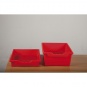 Aufbewahrungsbox Ergo Tray,  7 cm hoch, rot, 